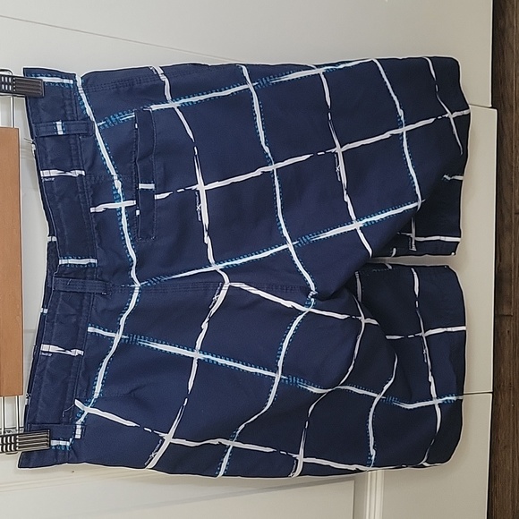 💲1️⃣ ZeroXposur Swim Trunks Board Shorts Youth Large 14/16 Blue Plaid - Picture 11 of 13